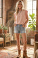 Peachy Terry Top